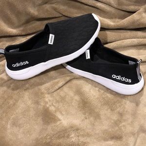 Adias cloudfoam slip ons